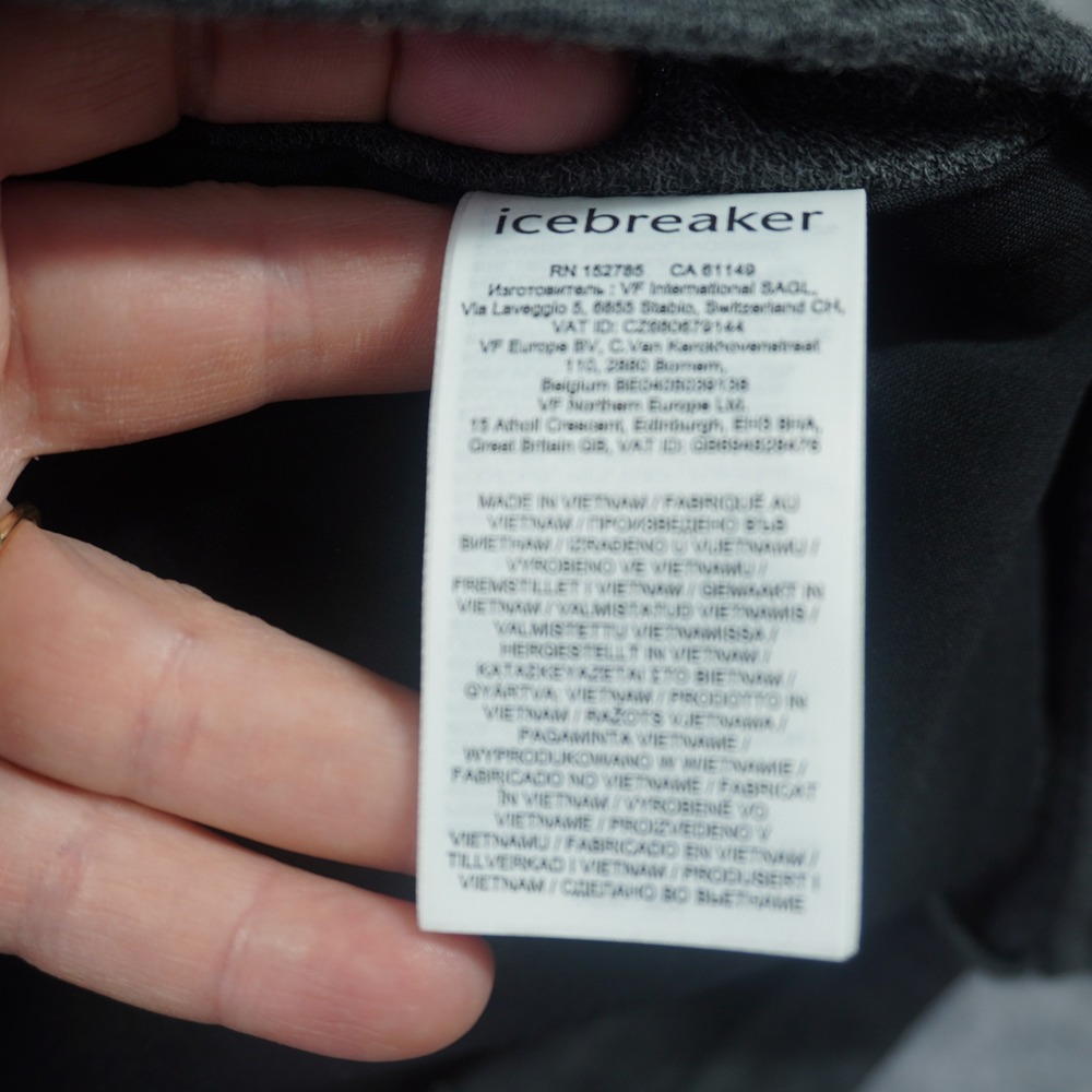 Icebreaker MerinoLoft Vest Women's Small Black Jet Heather NEW Gorpcore Athletic - Picture 15 of 16